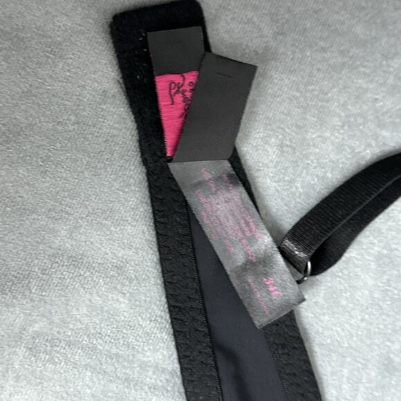 Frederick’s Of Hollywood Bombshell Bra Padded Push Up Size 34C Black Underwire - Picture 9 of 9